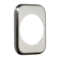 Накладка на протектор AZZI FAUSTO ME50/LINE внешняя прямоугольная 82х62 матовый хром