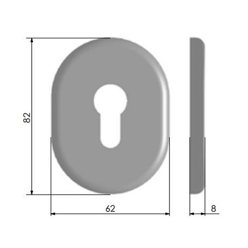 Накладка на сердцевину AZZI FAUSTO MY/OG внутренняя бронза - Фото №2