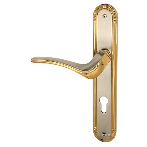 Ручки на планці OZCANLAR Onix Yale 85 сатин/золото - Фото №3