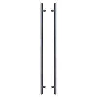 Ручки скобы ABARO Bali 90° L:1800 X:1600 D:32mm SS 304 антрацит RAL 7016 (комплект)