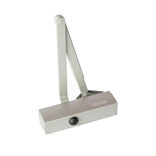 Дотягувач GEZE TS 1500 STD HO з фіксацією до 80кг Срібний - Фото №1