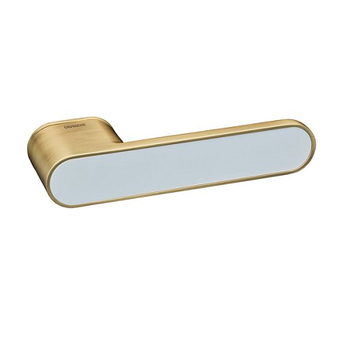 Ручки на розетте GAVROCHE GRclick сатиновое золото/белый - Фото №2