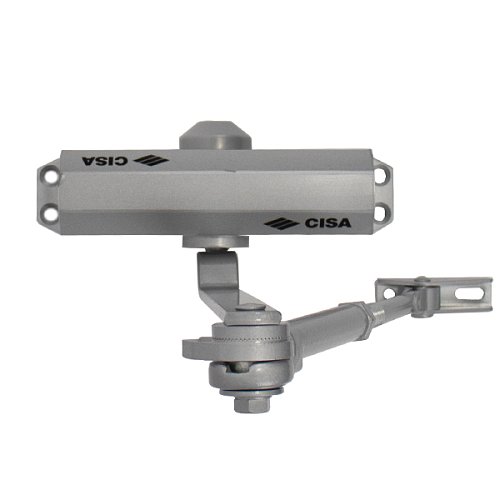 Дотягувач CISA 60471.03.0.97 STD HO з фіксацією до 80 кг сірий - Фото №2