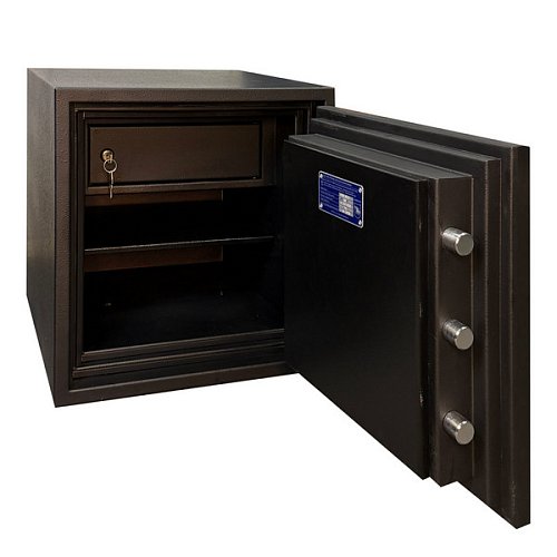 Сейф вогнестійкий GRIFFON FRS.45.E BLACK - Фото №2