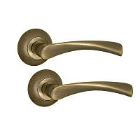 Ручки на розеті PUNTO Classic (TL) ABG зелена бронза