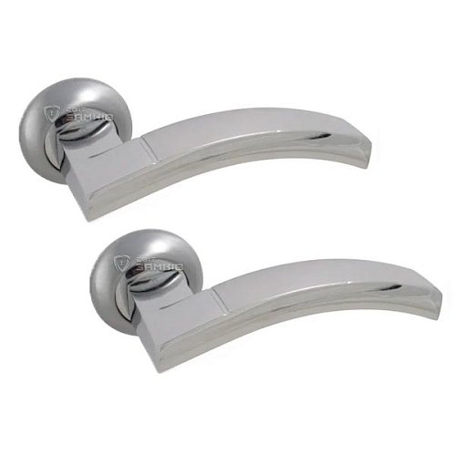 Ручки на розеті APECS Spindle H-0836-A CRM/CR хром матовий/хром