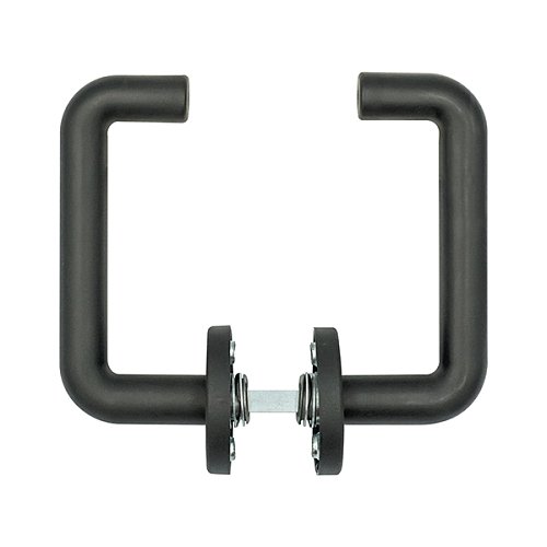 Ручки протипожежні на розеті MARVON Rosetta чорний матовий - Фото №3