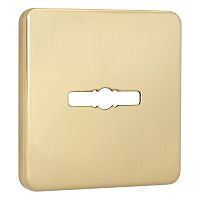 Накладка сувальдна AZZI FAUSTO MDM/QSLIM/O квадратна латунь полірована