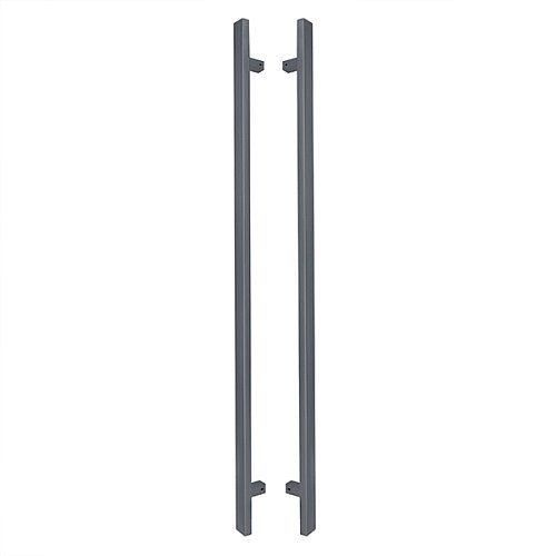 Ручки скобы ABARO Sydney 90° L: 1800 X: 1300 W: 40*20mm SS 304 антрацит RAL 7016 (комплект) - Фото №1