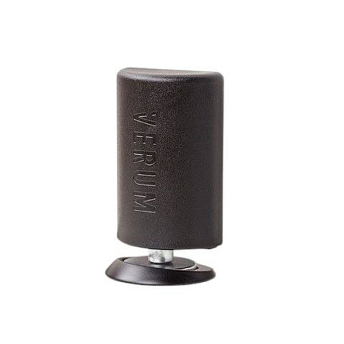  Стопор дверний прихований VERUM Stoppino X магнітний чорний матовий - Фото №1