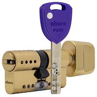 Циліндр ABARO P600 (модульний) 62T (31*31T) G латунь полірована 5 ключів