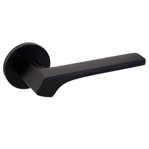 Ручки на розеті GAVROCHE Radium AL Black чорний - Фото №2