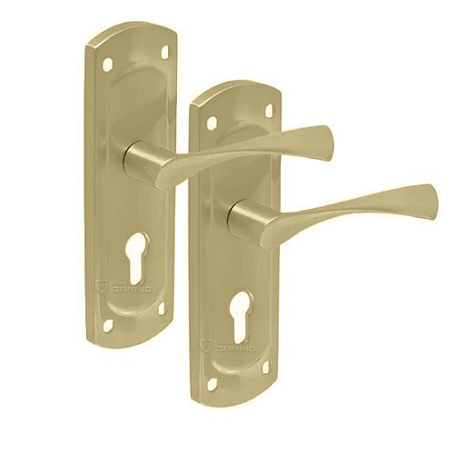 Ручки на планці SIBA Genoa 55 матове золото - Фото №1