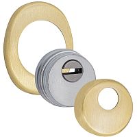 Протектор AZZI FAUSTO Antitubo 25 мм ME50/85X70/OS овальний широкий латунь матова