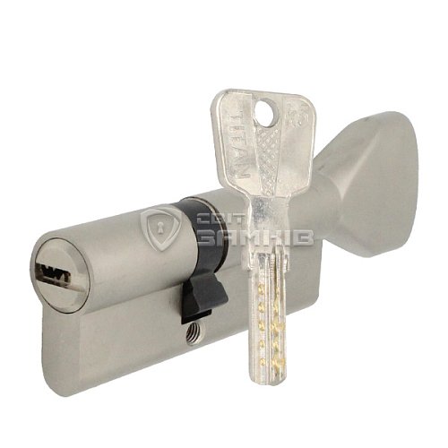 Цилиндр TITAN K5 95Т (55*40Т) никель сатин - Фото №1