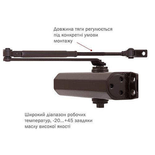 Дотягувач RYOBI D-2055V BC STD до 100кг FIRE Коричневий - Фото №5