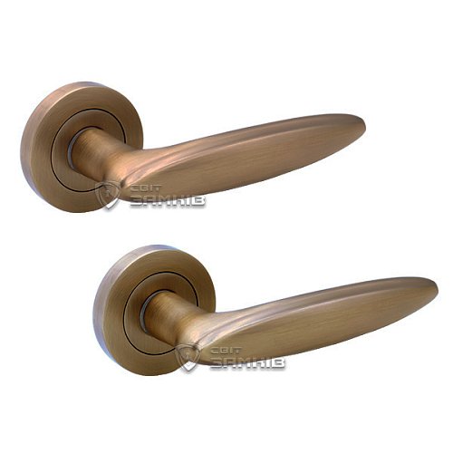 Ручки на розеті OZEN Mica бронза - Фото №1