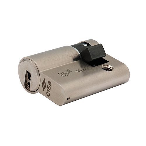 Циліндр половинка CISA ASIX P8 PRO 40 (30*10) нікель матовий 2+1 ключ - Фото №4