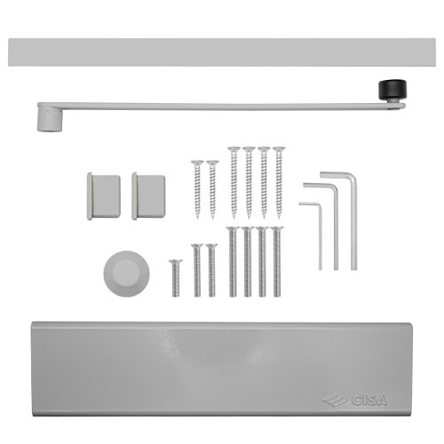 Доводчик CISA D5200.03.0.97 BC SLD до 80 кг FIRE серый - Фото №6