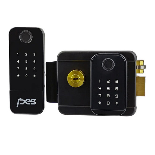 Розумний замок PES Mastiff 2 накладний чорний - Фото №5