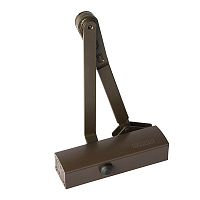 Дотягувач GEZE TS 1500 STD HO з фіксацією до 80кг Коричневий