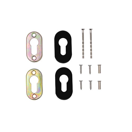 Накладки на сердцевину CISA 06093.04 овальные черный - Фото №3