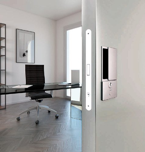 Механизм замка AGB Mediana Polaris Wave PZ магнит (BS50,5мм) белый матовый - Фото №2
