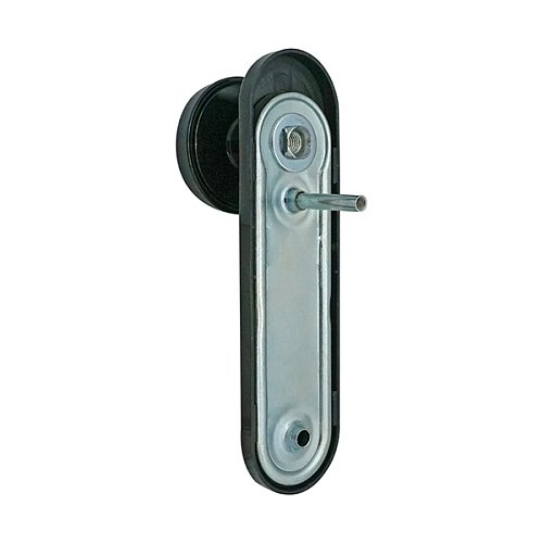 Ручка на планке для врезной антипаники CISA 07076.23 фиксированная черная глухая - Фото №4