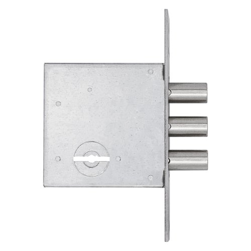 Механизм замка ABARO M8.8D (BS52мм) матовый никель 5 ключей - Фото №5