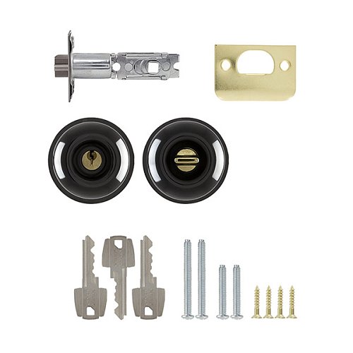 Ручки-заскочка TESA Bola 3900U0 (BS60/70мм) чорний нікель - Фото №5