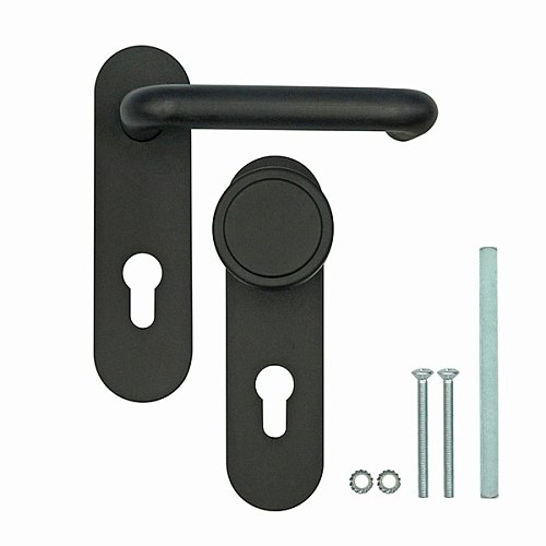 Ручки протипожежні на планці MARVON SP6 натискна-фіксована 72 мм чорний матовий - Фото №10