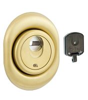 Протектор магнитный DISEC 3G2FM 25мм латунь матовая