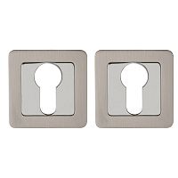 Накладки на серцевину PUNTO QR SN/CP матовий нікель/хром