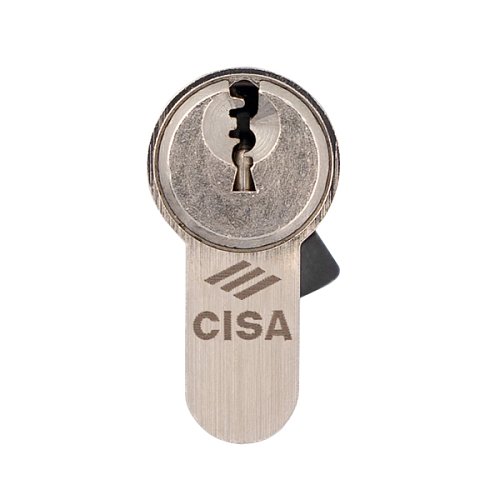 Циліндр CISA C3000 60 (30*30) нікель матовий 5 ключів - Фото №4