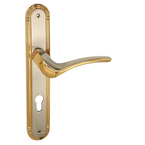 Ручки на планці OZCANLAR Onix Yale 85 сатин/золото - Фото №2