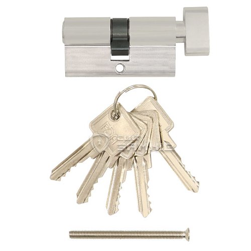 Циліндр RDA 60T (30*30T) вороток матовий хром - Фото №5