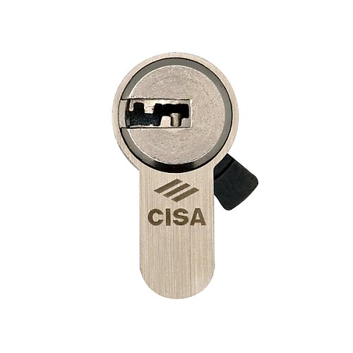 Циліндр половинка CISA ASIX P8 PRO 40 (30*10) нікель матовий 2+1 ключ - Фото №3