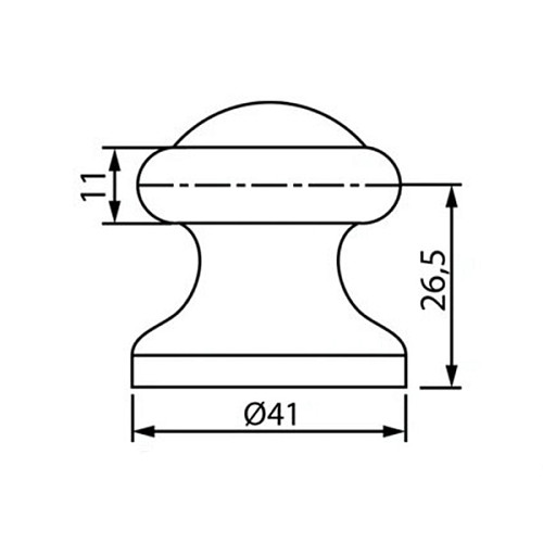 Стопор дверной напольный SIBA SB-DS 505 матовый никель  - Фото №2