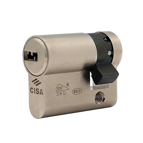 Циліндр половинка CISA ASIX P8 PRO 40 (30*10) нікель матовий 2+1 ключ - Фото №2