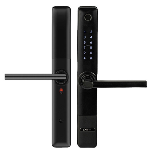 Розумний замок PES Bigl накладний чорний - Фото №1