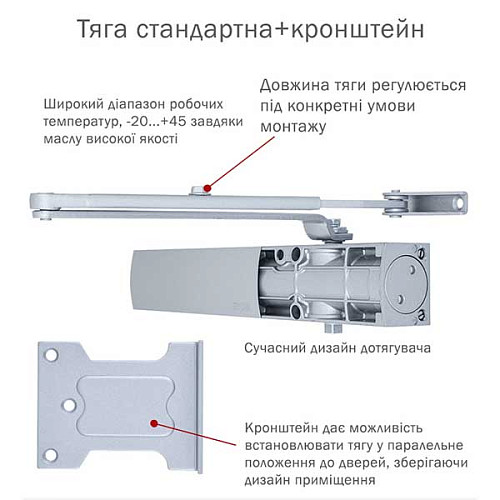 Дотягувач RYOBI D-1200P(U) UNIV до 80кг Сірий - Фото №3