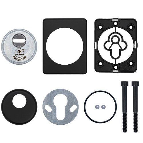 Протектор AZZI FAUSTO Antitubo SB 25 мм ME50/TEKNO/NO прямокутний чорний матовий - Фото №7