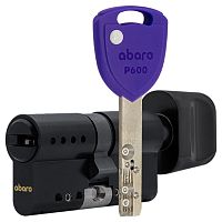 Циліндр ABARO P600 (модульний) 62T (31*31T) Bk чорний 5 ключів