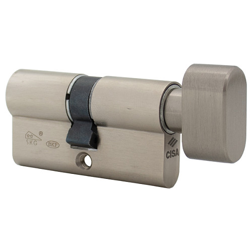 Цилиндр CISA ASIX P8 90T (45*45T) никель матовый 5 ключей - Фото №6