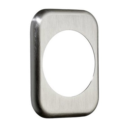 Накладка на протектор AZZI FAUSTO ME50/LINE внешняя прямоугольная 82х62 матовый хром - Фото №1