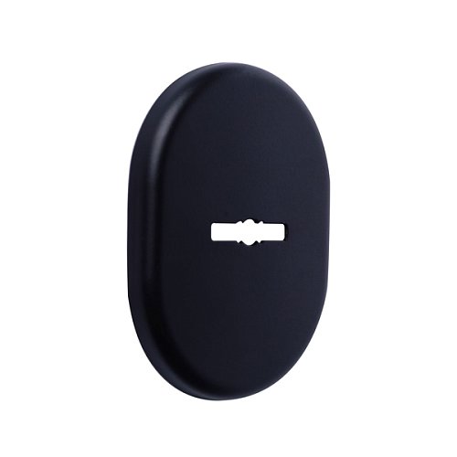 Сувальдная накладка AZZI FAUSTO MDM/CV/NO наружная черная матовая - Фото №1