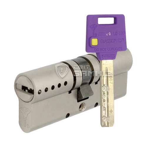 Циліндр MUL-T-LOCK MTL400/ClassicPRO 100 (50*50) нікель сатин - Фото №1