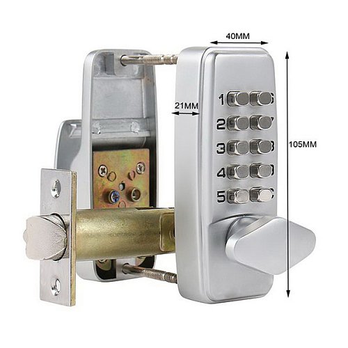 Комплект замка LOCKOD L80 (BS60мм) механічний кодовий - Фото №5