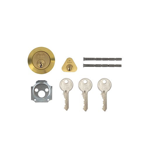 Цилиндр CISA 02104.00 к замку 11630 50/100 мм латунь полированная - Фото №6