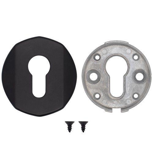 Накладка на сердцевину CISA 07076.70 для врезной антипаники круглая черный - Фото №3